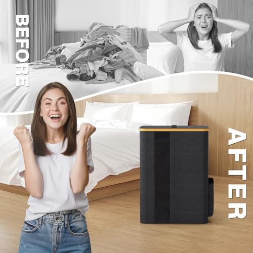 BlissTotes 80L Laundry Basket Hamper - Image 6