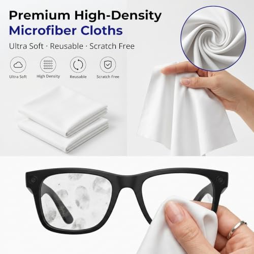 HiBloks Thick Len Wipes and 2 Cleaning Cloths - Image 5
