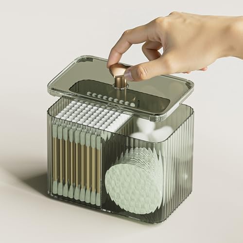 3 Slots Clear Plastic Q Tip Holder - Image 5