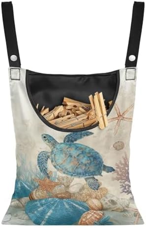 Blue Sea Turtle Clothespin Bag by CREAMIC