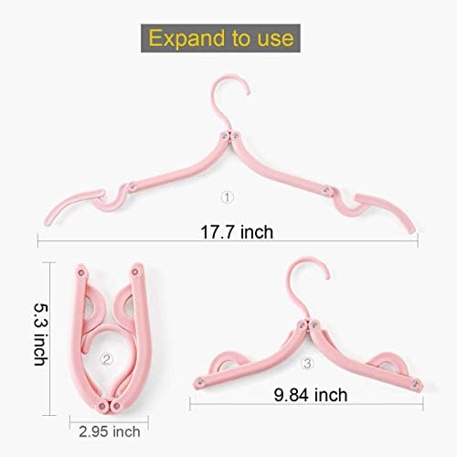 YOUOWO 12Pcs Travel Hangers Multicolor - Image 5