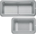 LASSHSWA Collapsible Colander for Kitchen, Over the Sink Strainer Basket for by LASSHSWA
