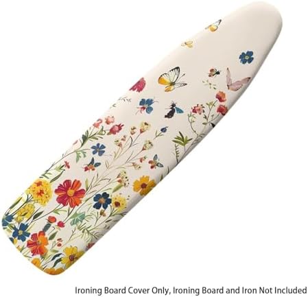 Retro Floral Butterfly Ironing Board Covers Standard Stylish Washable Ironing - Image 5