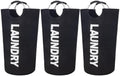 3 Pack 90L Laundry Basket, Waterproof Laundry Hamper, Dirty Clothes Hamper by foreorchid