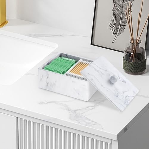 Cotton Swab Holder, 16 OZ Qtip Holder Dispenser - Image 6