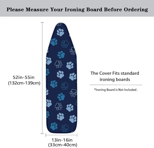 Bone Dog Paw Ironing Board Covers Durable Stain Resistant Hook and Loop - Image 5