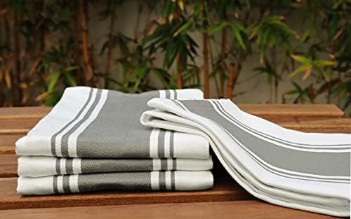 AMOUR INFINI Kitchen Towels 100% Cotton Pack of 4, Highly Absorbent Quick - Image 5