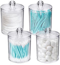 WEISHI 4 Pack Qtip Holder Dispenser by WEISHI