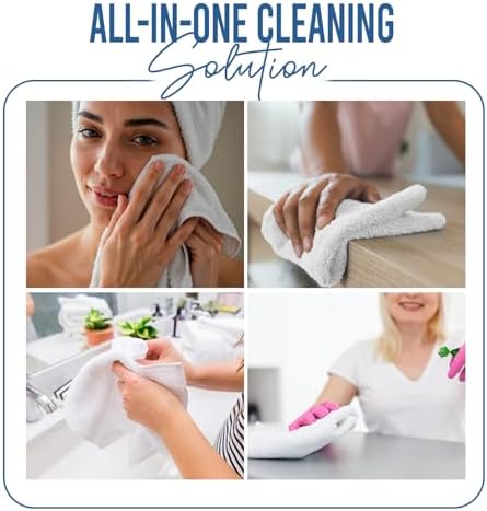 DAN RIVER 24 Pack Cotton Wash Cloths Set - Image 3