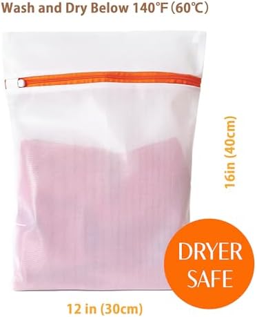 4 Pack Mesh Laundry Bags for Delicates 12inx16in LAUNDRY CLUB® - Image 2
