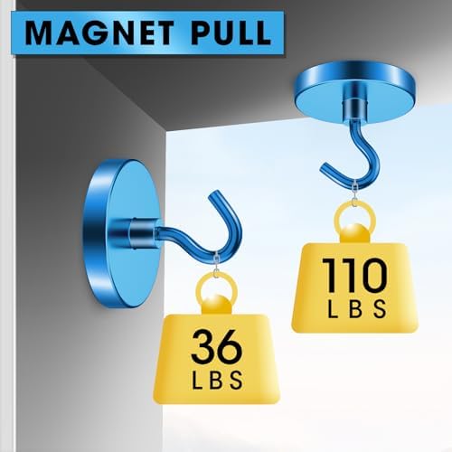 VNDUEEY Cruise Must Haves, 110 Lbs Heavy Duty Magnetic Hooks, Cruise Magnets - Image 3