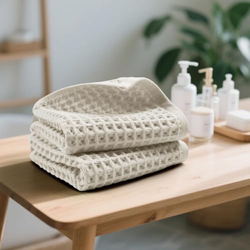 Jacquotha Waffle Hand Towels 5-Piece – Cotton - Image 6