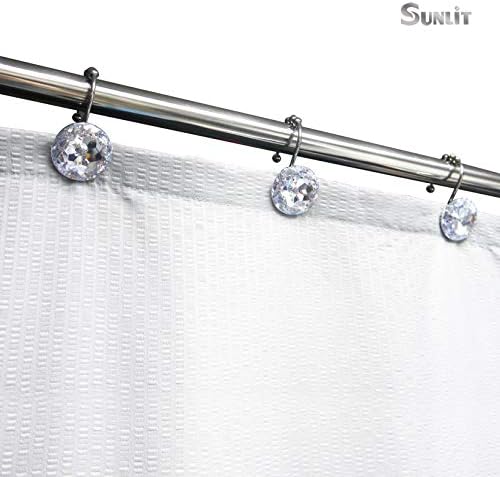 Sunlit Luxury Design Round Clear Diamond Crystal Gem Bling - Image 4