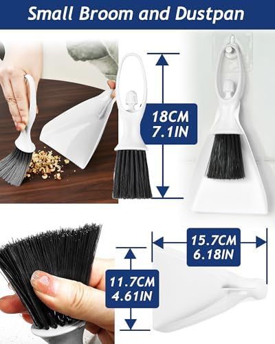 Upgrade 6PCS Cage Cleaner Set, 2-in-1 Stainless Steel Pet Cage Brush, Bird Poop - Image 5
