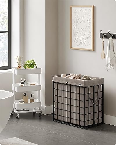 SONGMICS Laundry Hamper, Collapsible, 29 Gal. - Image 3