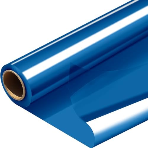 PerkHomy Clear Cellophane Wrap Roll 16" 3 Mil Thick Cellophane by PerkHomy