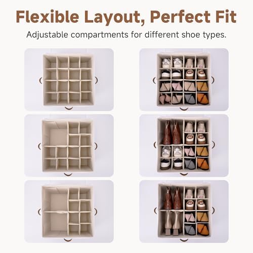 StorageWorks 2-Pack 32-Pair Shoe Storage Organizer - Image 2