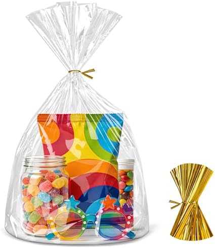 Flat Bottom Cellophane Bags by Unknown