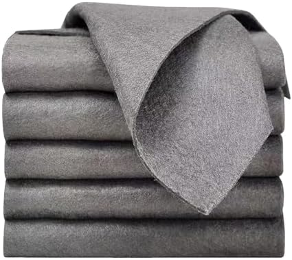 5PCS Thickened Magic Cleaning Cloth, Microfiber Streak Free Cleaning Cloth by MULPG
