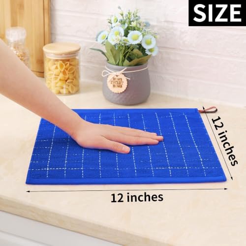 Homaxy 100% Cotton Terry Kitchen Dish Cloths, 8 Pack - Image 5