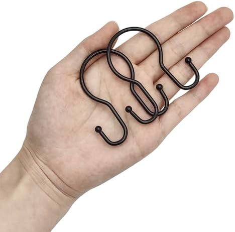 Double Shower Curtain Hooks Rings, Glide Smoothly Double Shower Rings - Image 6