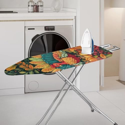 Turkey Thanksgiving Ironing Board Cover Standard Size Holiday Ironing Board Pad - Image 2