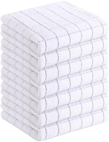 Homaxy 100% Cotton Terry Kitchen Towels, 7 Pack by Homaxy
