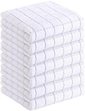 Homaxy 100% Cotton Terry Kitchen Towels, 7 Pack by Homaxy