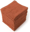 Glynniss Kitchen Dish Cloths for Washing Dishes, Rust Terry Dish Rags by Glynniss