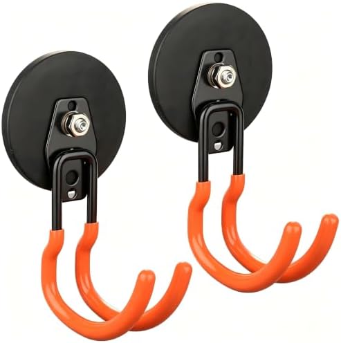 MUTUACTOR Updated Magnetic Hook Heavy Duty, 40lbs 2-Pack Super Strong Magnet by MUTUACTOR