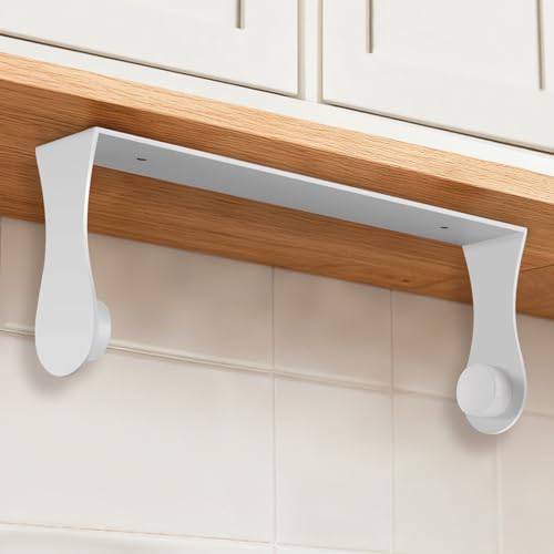 Paper Towel Holder Under Cabinet, Wall Mount, Adhesive or Screw by Smipam