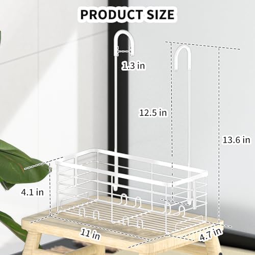 SHANSHUI Shower Caddy Hanging Bathroom Organizer Basket, Shampoo Bracket - Image 6