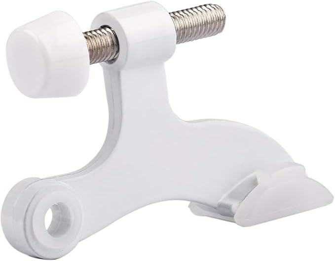 HOMOTEK 48 Pack Hinge Pin White Door Stopper, Adjustable Deluxe Heavy Duty Door by HOMOTEK