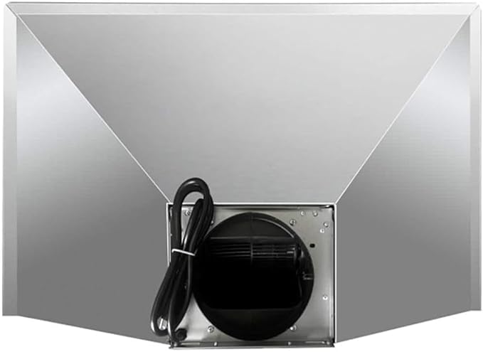 CAVALIERE Digital Wall Mount Range Hood 30 Inch, 3-Year Warranty, Value-Focused 400 CFM, Enhanced Stainless Steel Kitchen Exhaust Fan, LED Light, Baffle Filter, 3 Speed Fan, Touch Control