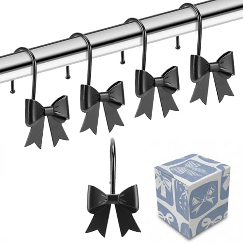 Bow Shower Curtain Hooks by YanKiTour