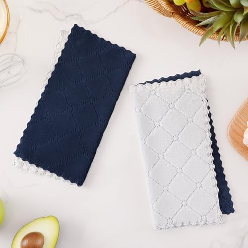 Homaxy 12 Pack Super Soft Dish Cloths - Image 6