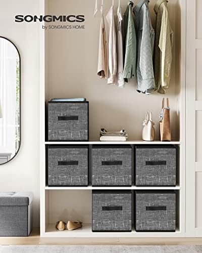 SONGMICS Storage Cubes, 13-Inch Foldable Closet Organizers - Image 2