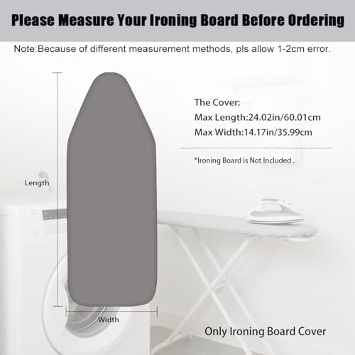 Gray Mini Ironing Board Cover Stretchy Ironing Board Covers - Image 7
