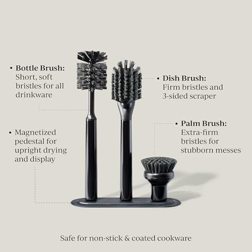 Curio Home Goods Ionic Brush Set, Onyx/Black - Image 2