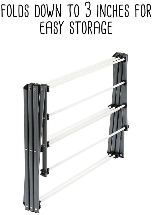 Honey-Can-Do 6-Tier Collapsible Steel Clothes Drying Rack, 24 ft - Image 7