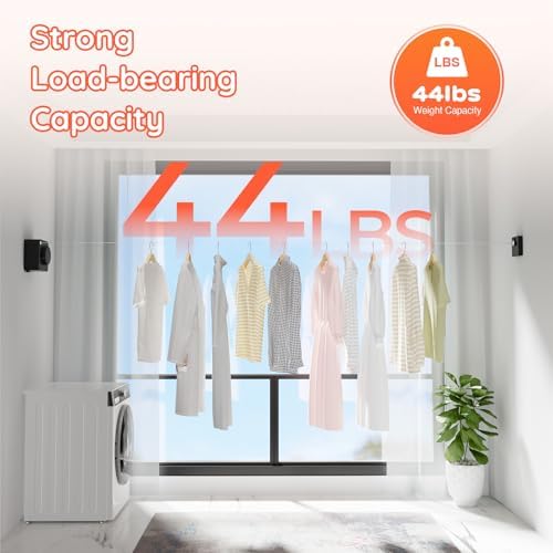 Retractable Clothesline Indoor, Non-Sagging Outdoors Clothesline Retracting - Image 3