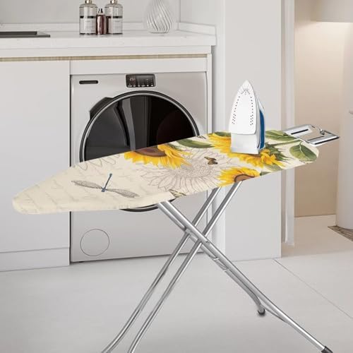 Flashideas Sunflower Dragonfly Ironing Board Cover Universal Stretchy Stain - Image 2