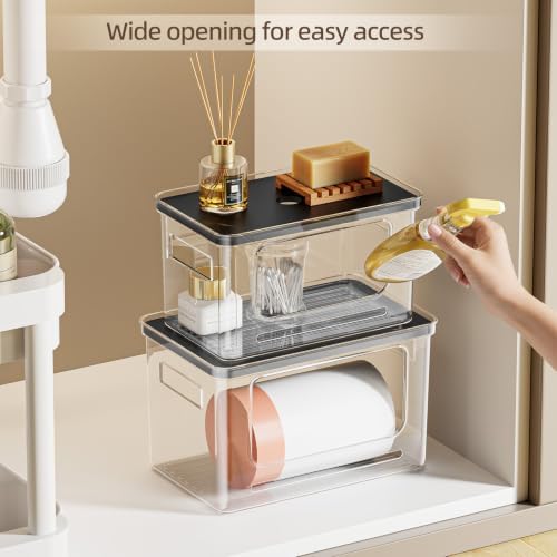Plastic Trash Bag Holder Dispenser, Under Sink Organizer - Image 4