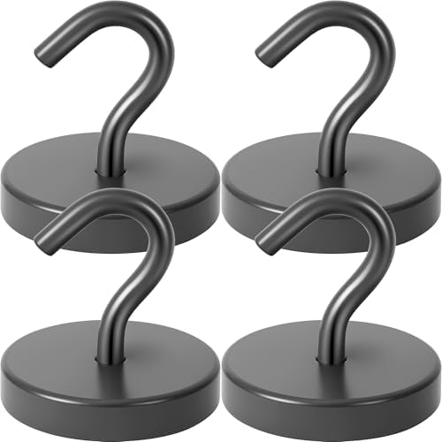 Neosmuk Magnetic Hooks for Cruise Cabins, 170lb Heavy Duty, 4 Pack by Neosmuk