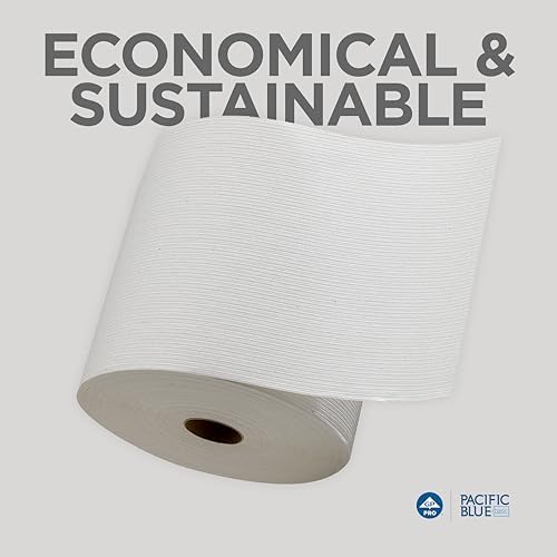 Pacific Blue Basic Recycled Paper Towel Rolls by GP PRO, 800 Feet Roll - Image 5