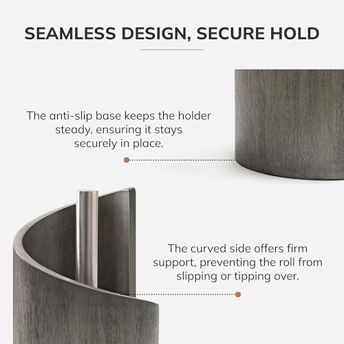 Anji Mountain Wooden Paper Towel Holder - Image 4
