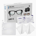 HiBloks Thick Len Wipes and 2 Cleaning Cloths by BonFook