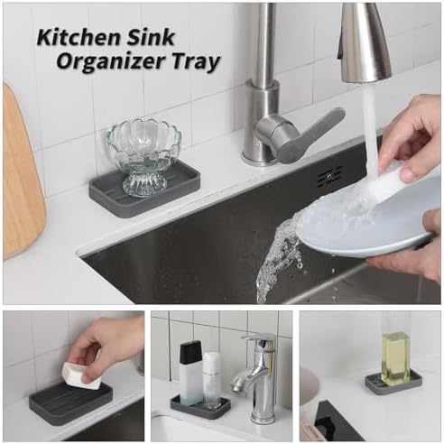 MicoYang Silicone Kitchen Sink Organizer Tray - Image 4