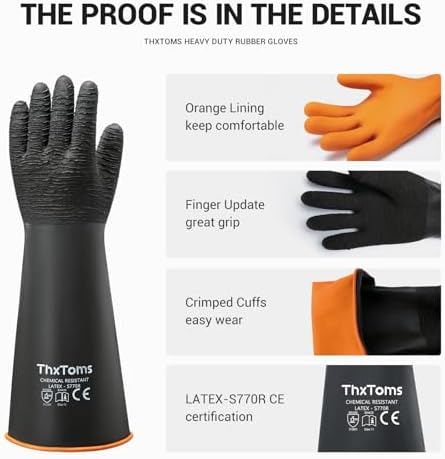 ThxToms Heavy Duty Rubber Gloves - Image 5