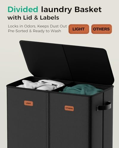 150L Double Laundry Hamper - Image 4